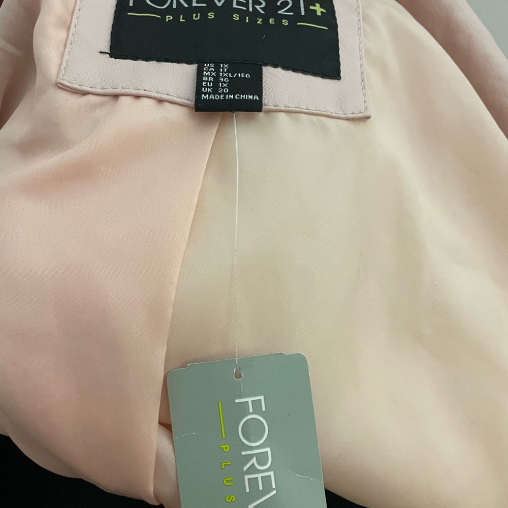 Sext soft Pink vegan leather jacket - Picture 6 of 6
